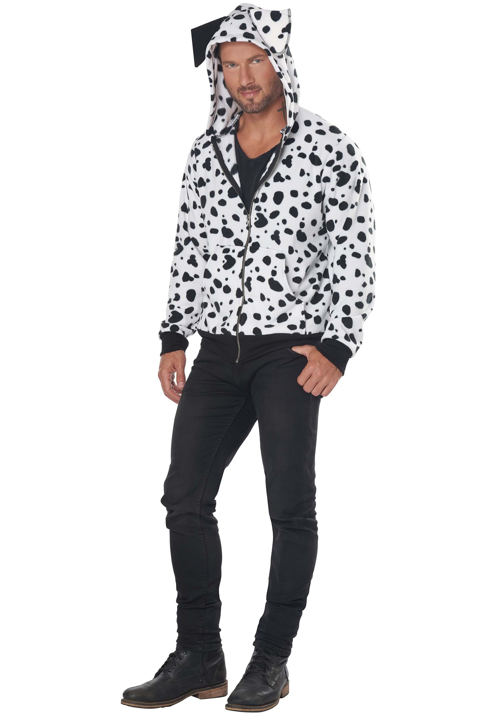 Dalmatian Hoodie Costume For Men