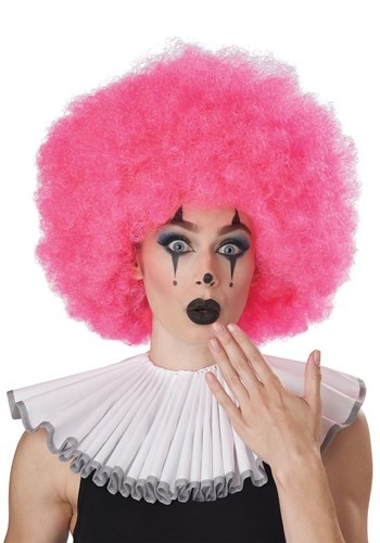 Click Here to buy Pink Jumbo Afro Wig from HalloweenCostumes, CDN Funds & Shipping