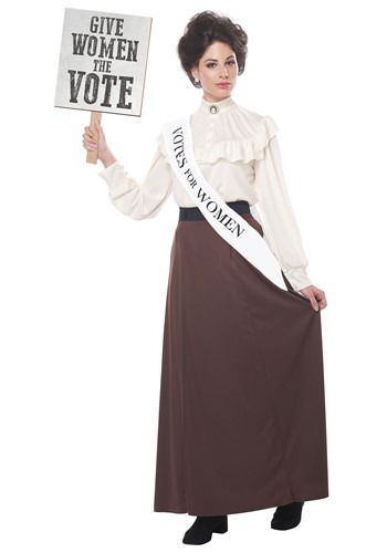 Click Here to buy English Suffragette Womens Costume from HalloweenCostumes, CDN Funds & Shipping