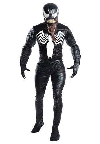 Click Here to buy Adult Marvel Venom Costume from HalloweenCostumes, CDN Funds & Shipping