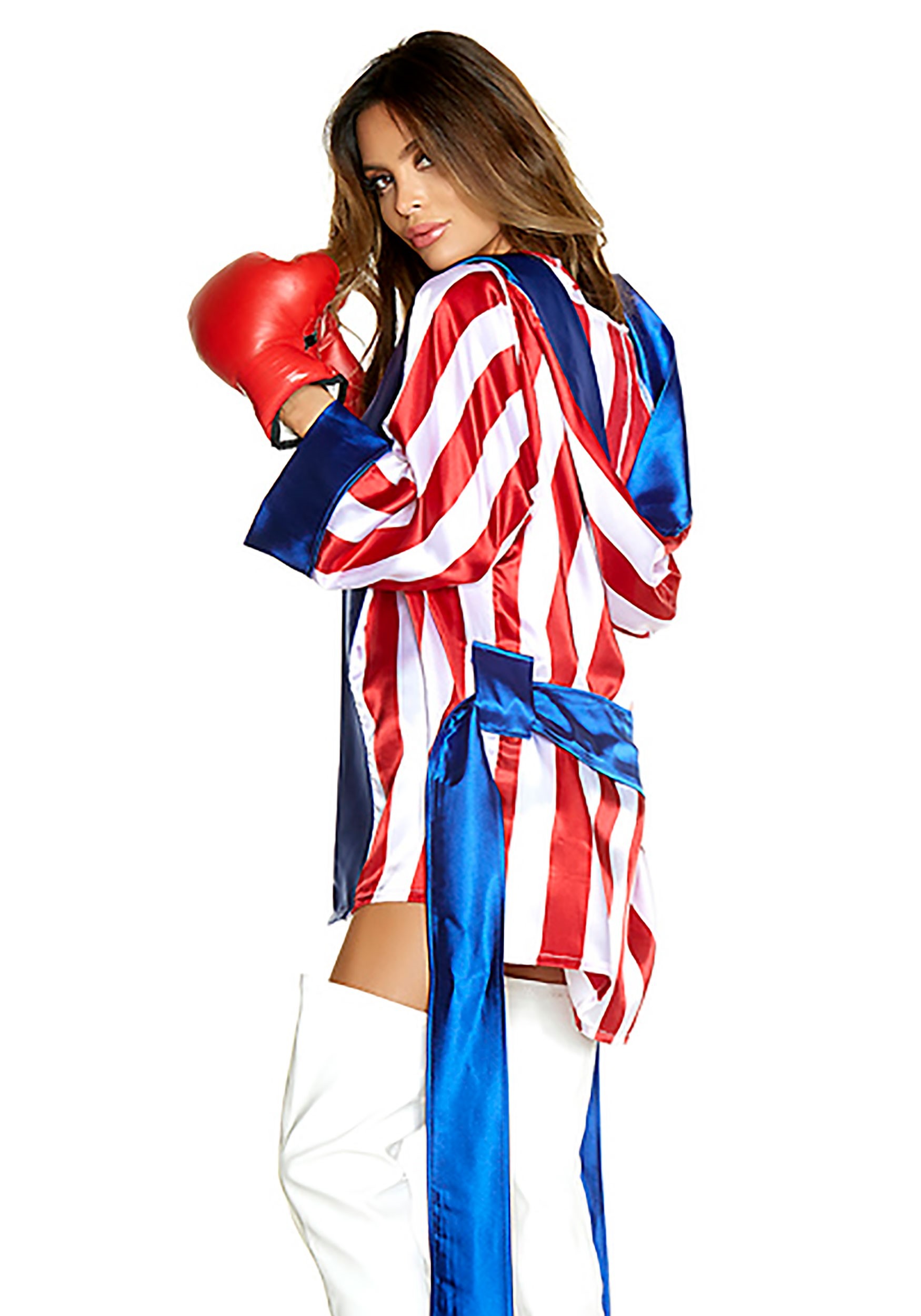 Sexy Get 'Em Champ Women's Boxer Costume