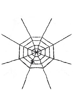 Spider Web Light Up Halloween Decoration