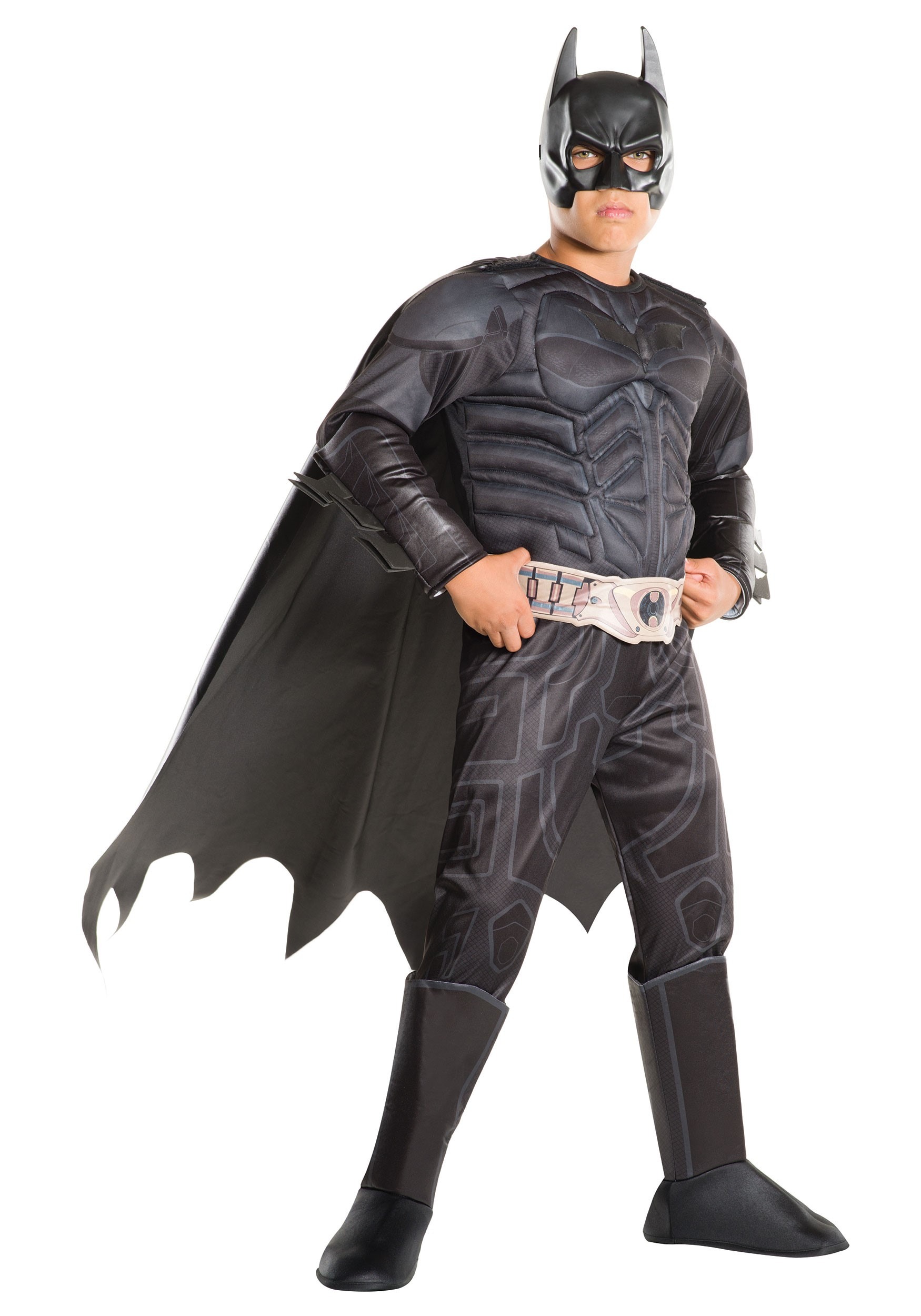 Deluxe Dark Knight Muscle Chest Batman Costume - Men's