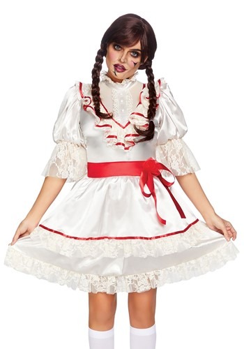 Click Here to buy Haunted Doll Dress Womens Costume from HalloweenCostumes, CDN Funds & Shipping