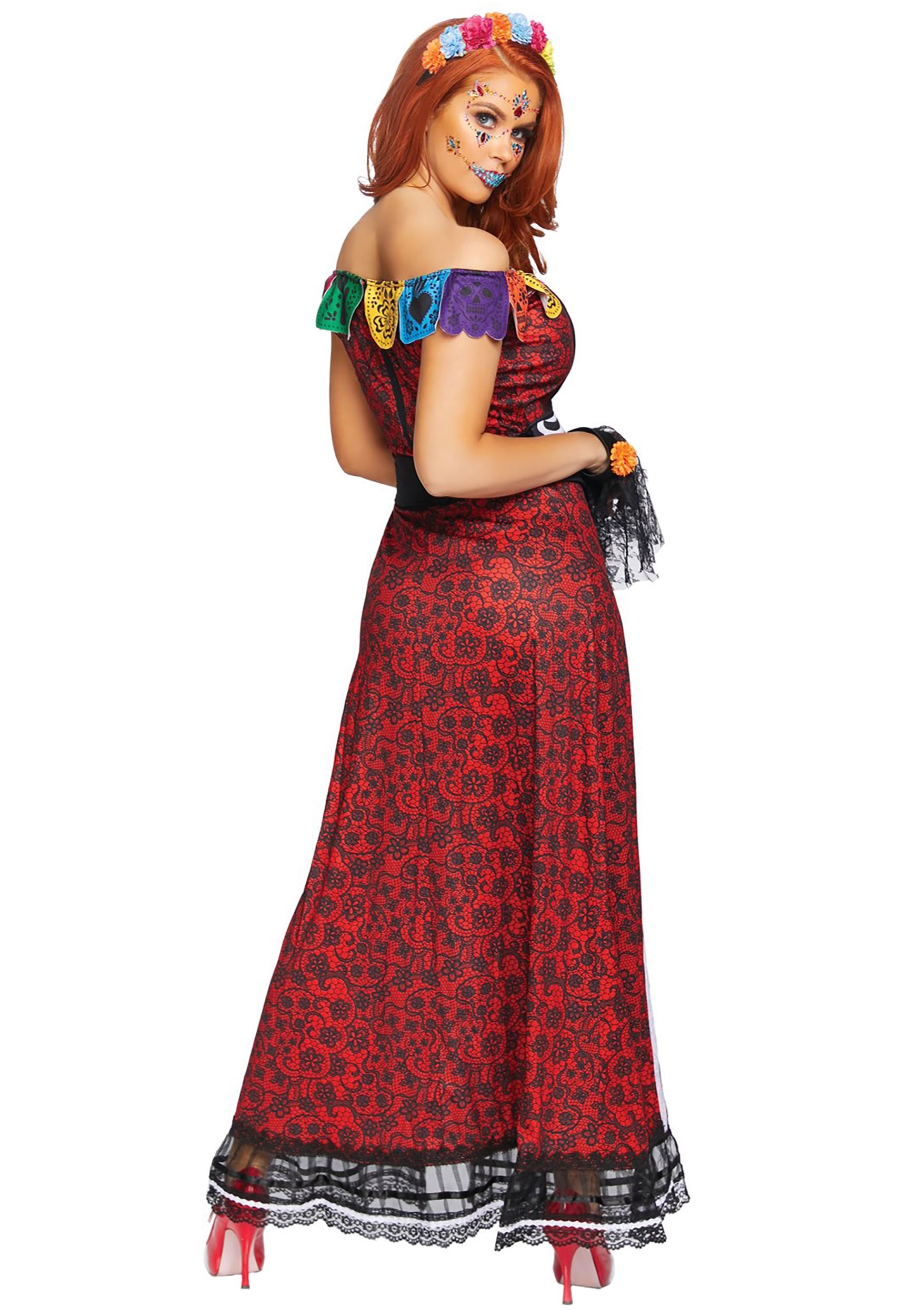 Deluxe Women's Day Of The Dead Beauty Costume