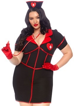 Womens Plus Bedside Babe Costume