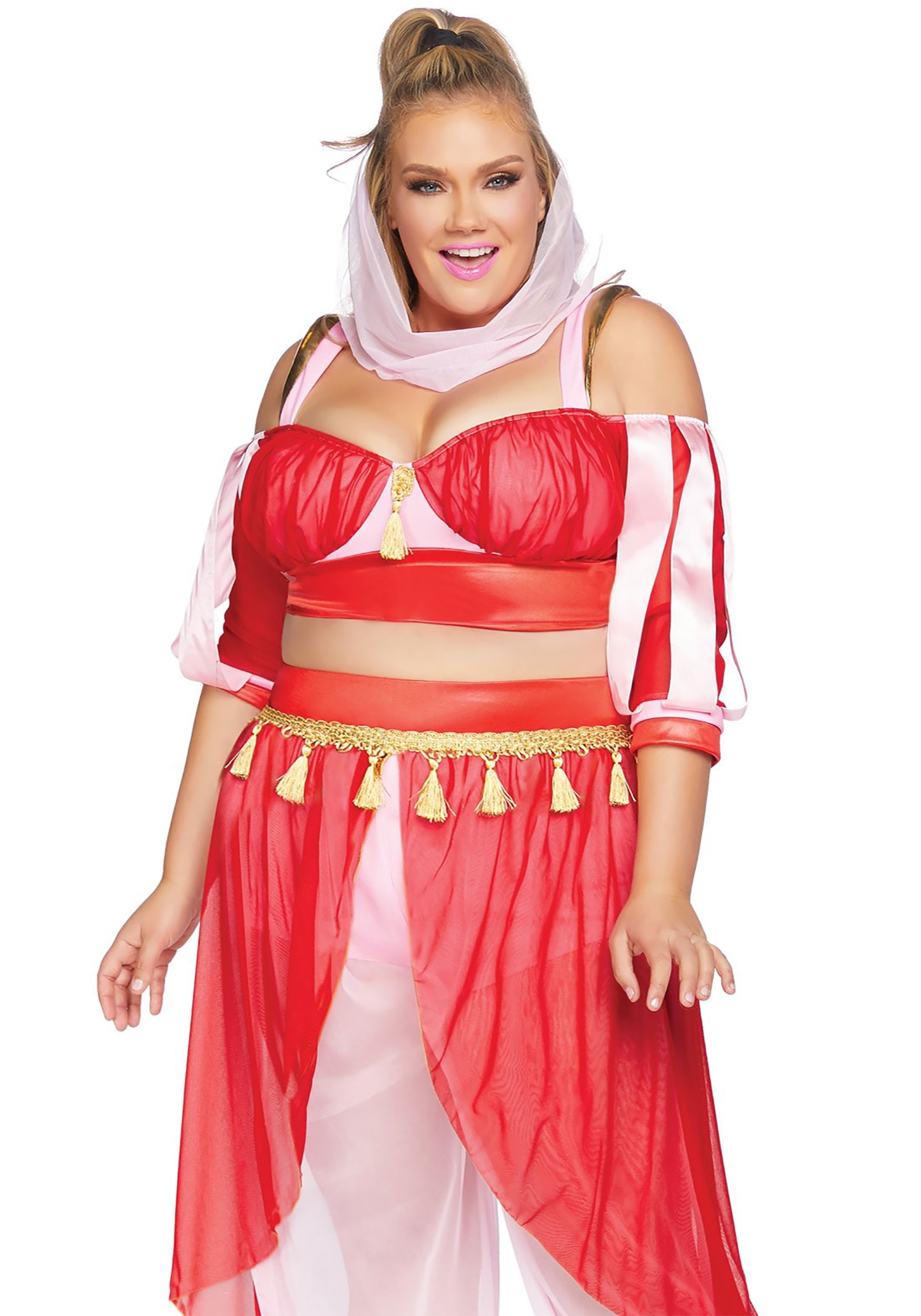 Plus Size Dreamy Genie Costume for Adults