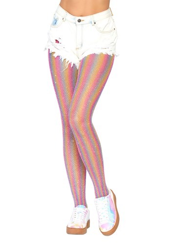 Click Here to buy Shimmer Rainbow Womens Tights from HalloweenCostumes, CDN Funds & Shipping