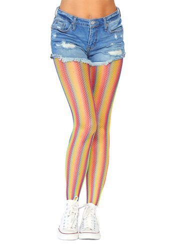 Click Here to buy Rainbow Striped Womens Tights from HalloweenCostumes, CDN Funds & Shipping
