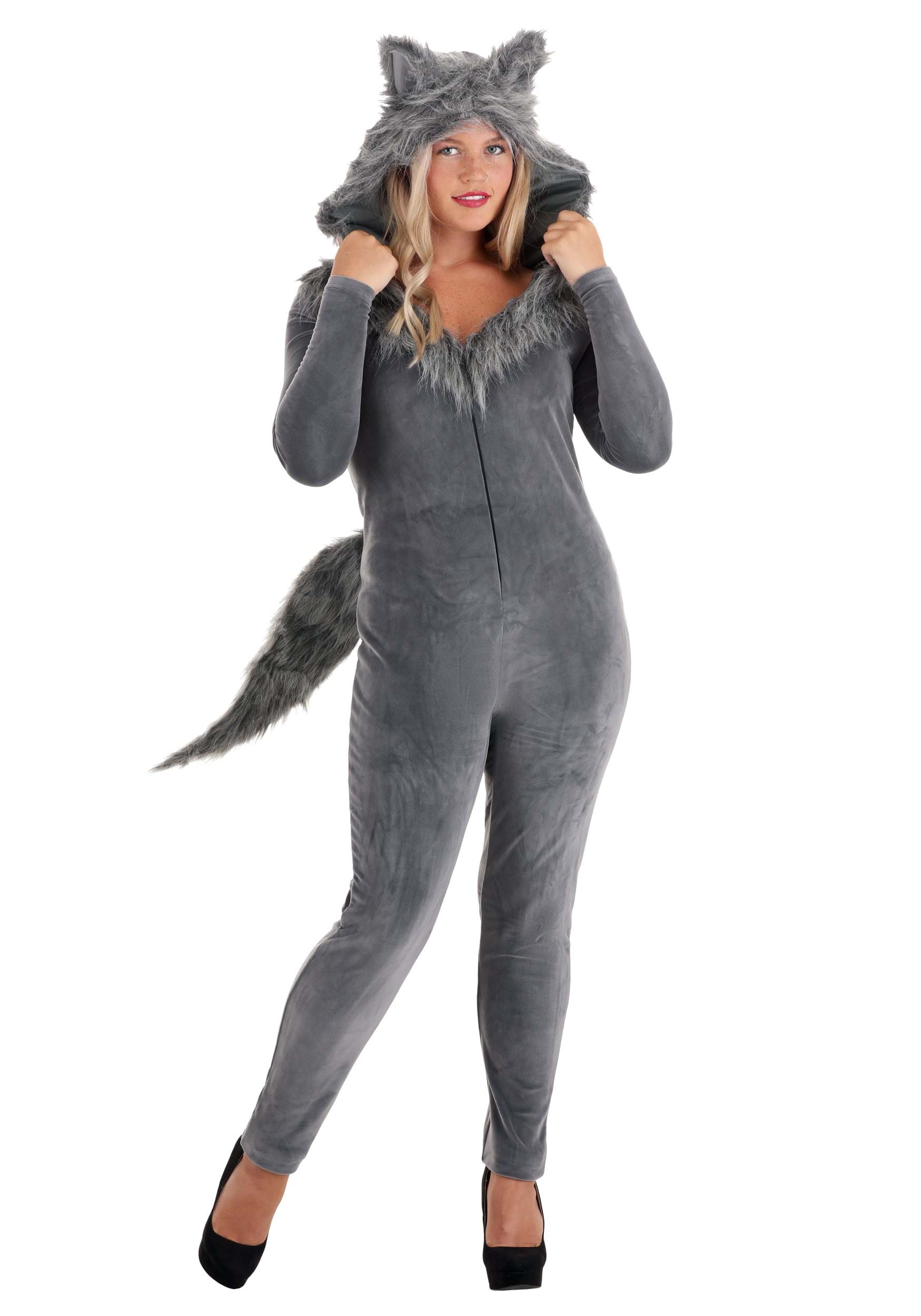 Women's Grey Wolf Costume , Animal Costume , Exclusive