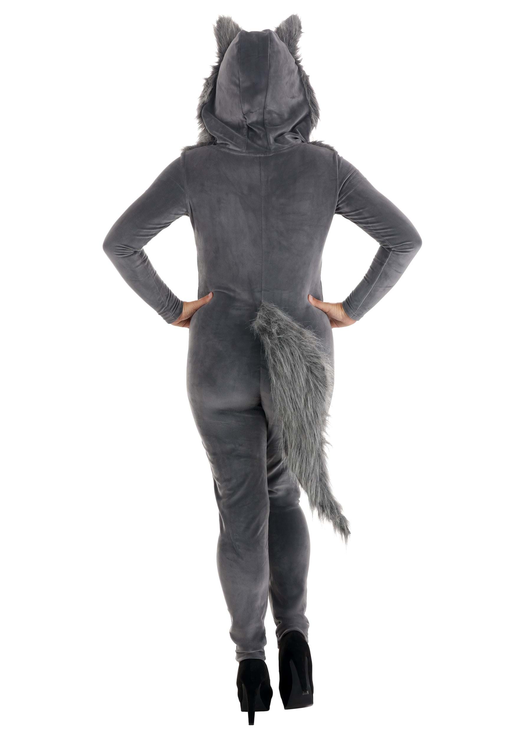 Women's Grey Wolf Costume , Animal Costume , Exclusive