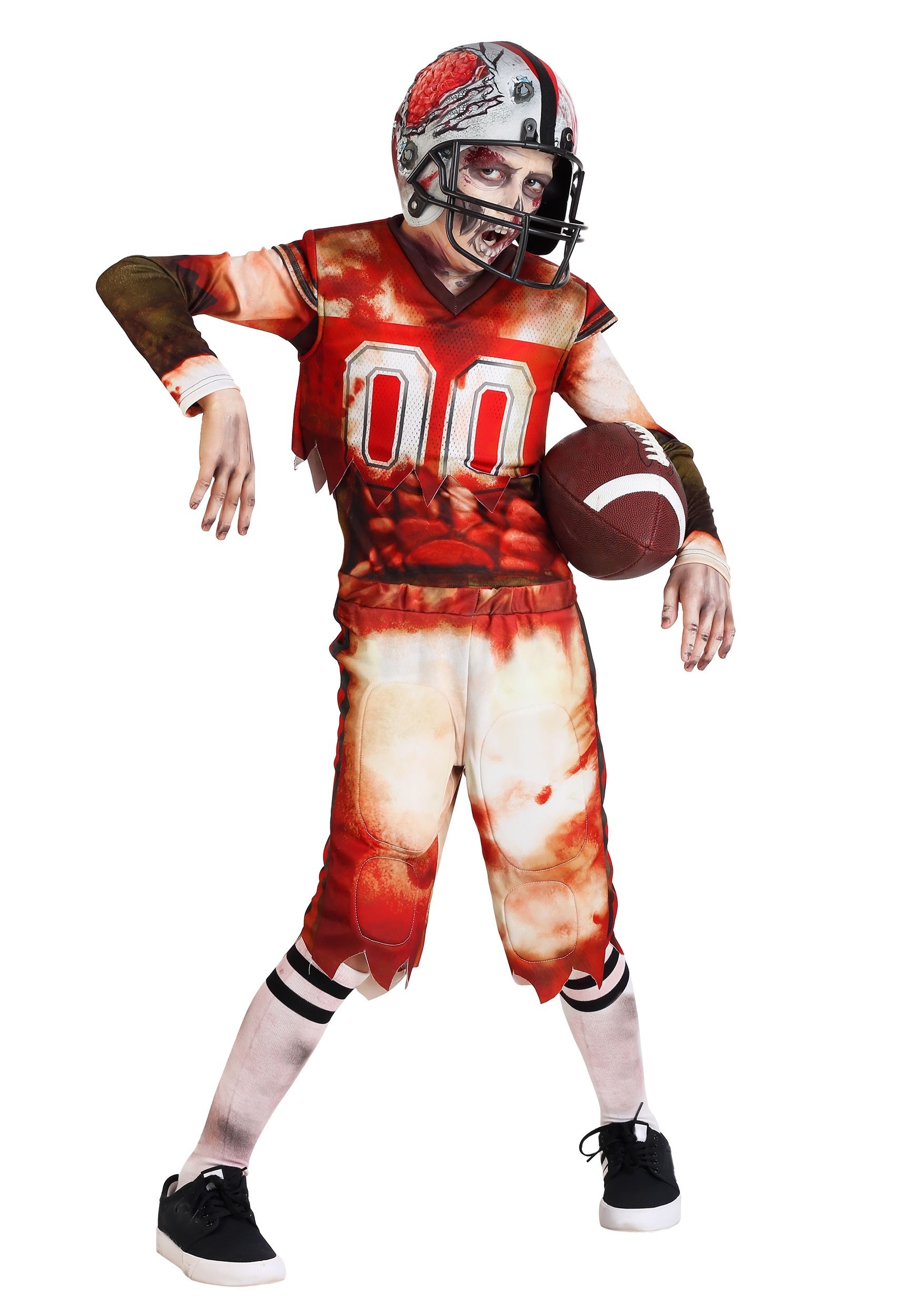 Childs Zombie Football Player Costume 
