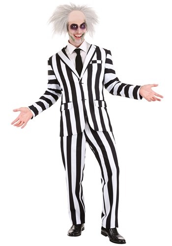 Click Here to buy Mens Beetlejuice Suit Costume from HalloweenCostumes, CDN Funds & Shipping