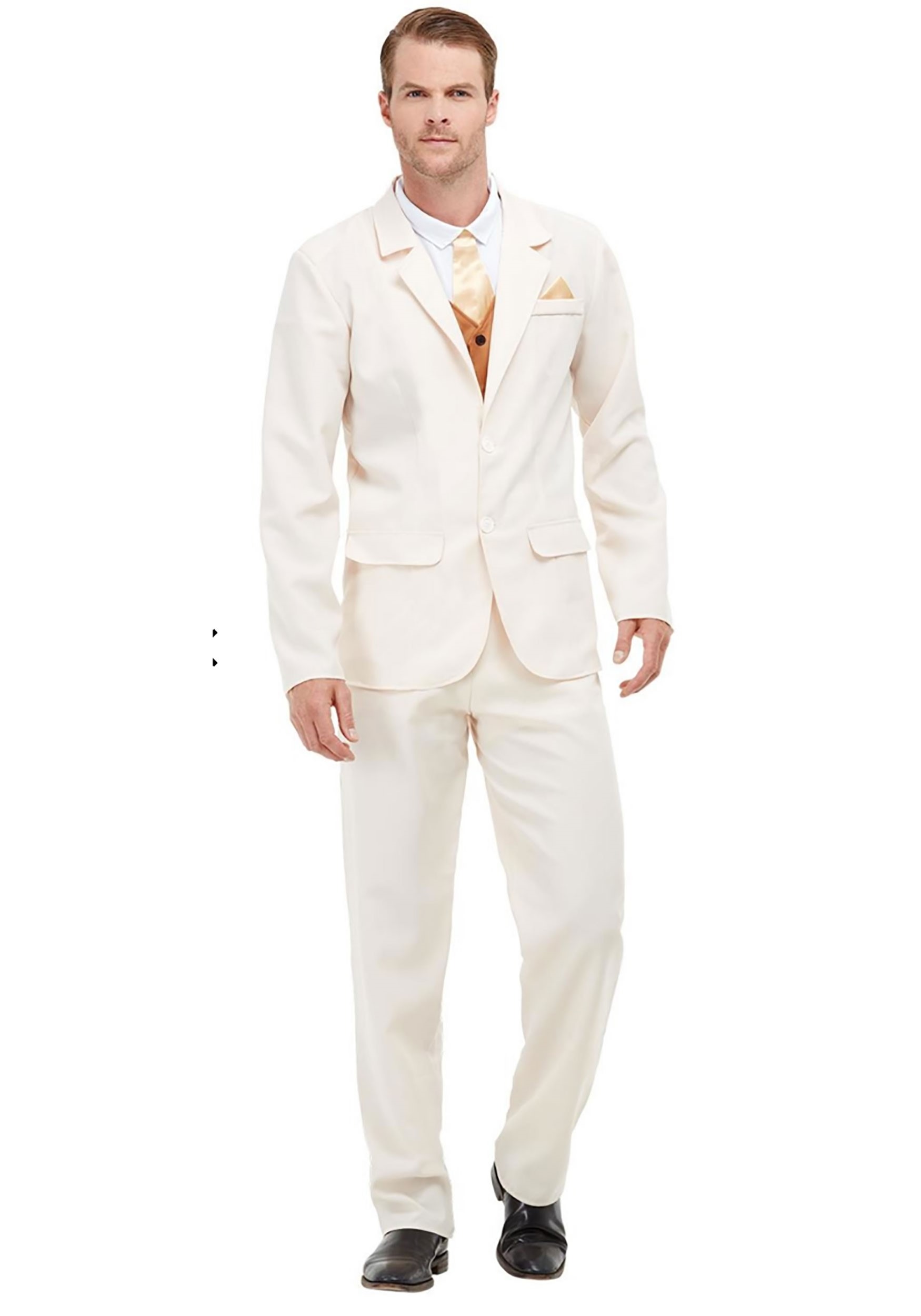 Adult Roaring 20s White Suit Costume