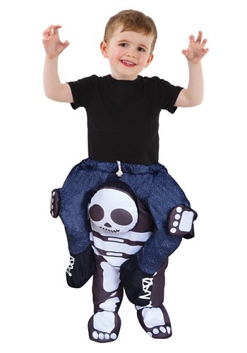 Click Here to buy Skeleton Piggyback Toddlers Costume from HalloweenCostumes, CDN Funds & Shipping