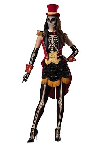 Click Here to buy Skeleton RingmistressWomens Costume from HalloweenCostumes, CDN Funds & Shipping