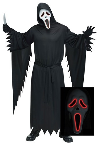 E.L. Ghost Face Costume Adult Plus Size 1