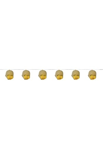 Light Up Doll Head Garland
