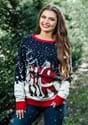 Adult Santa & Reindeer Unisex Ugly Christmas Sweater 2