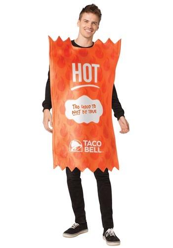 Hot Taco Bell Sauce Packet Taco Bell Adult Size Costume