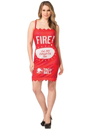 Womens Fire Taco Bell Sauce Packet Taco Bell Costume