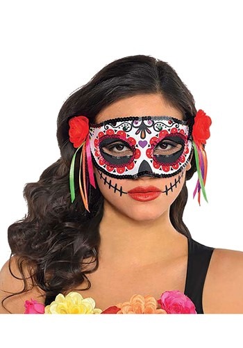 Click Here to buy Day of the Dead Mask for Women from HalloweenCostumes, CDN Funds & Shipping