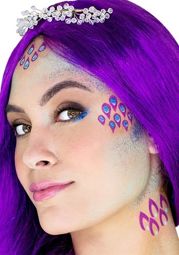 Click Here to buy Mermaid Stencil and Makeup Kit from HalloweenCostumes, CDN Funds & Shipping