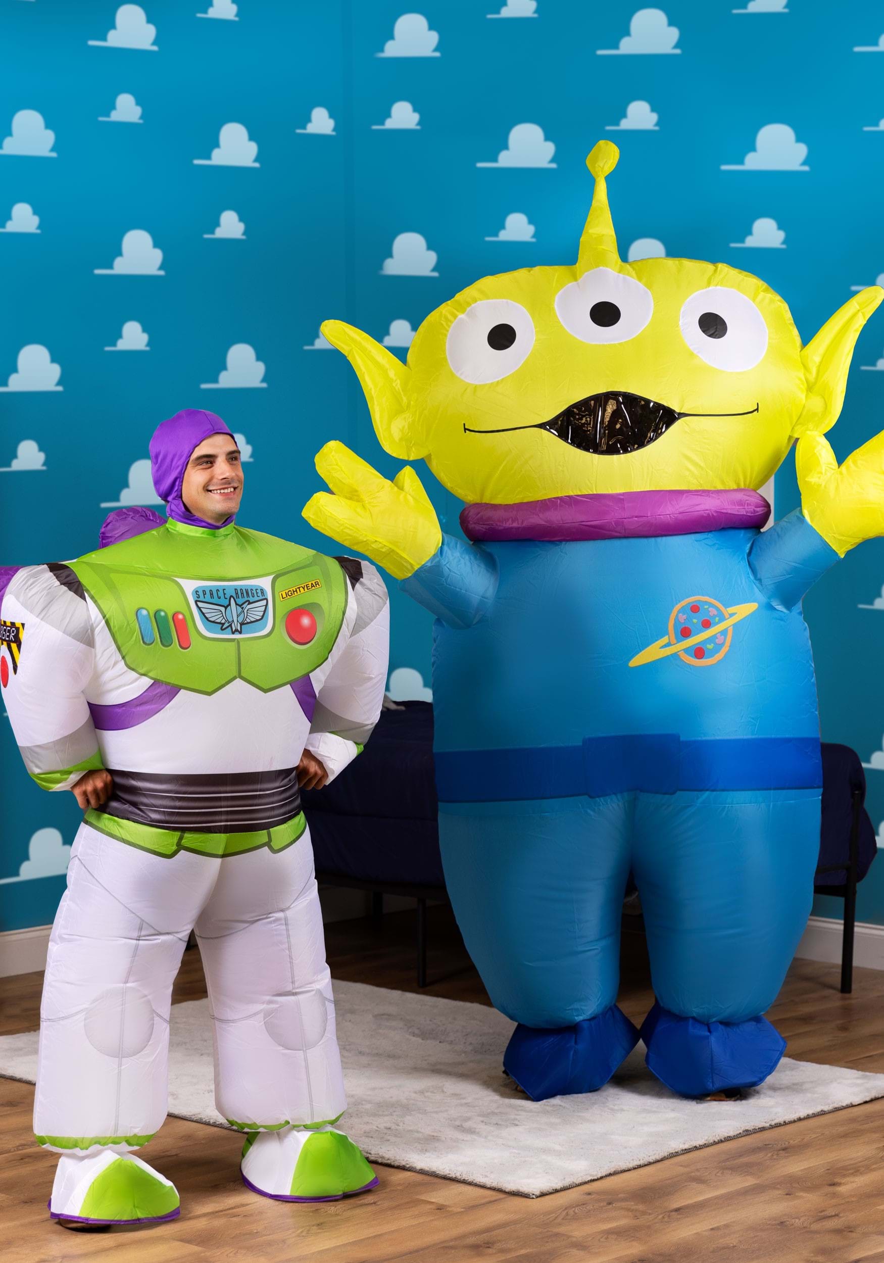 Toy Story Buzz Lightyear Inflatable Costume For Adults