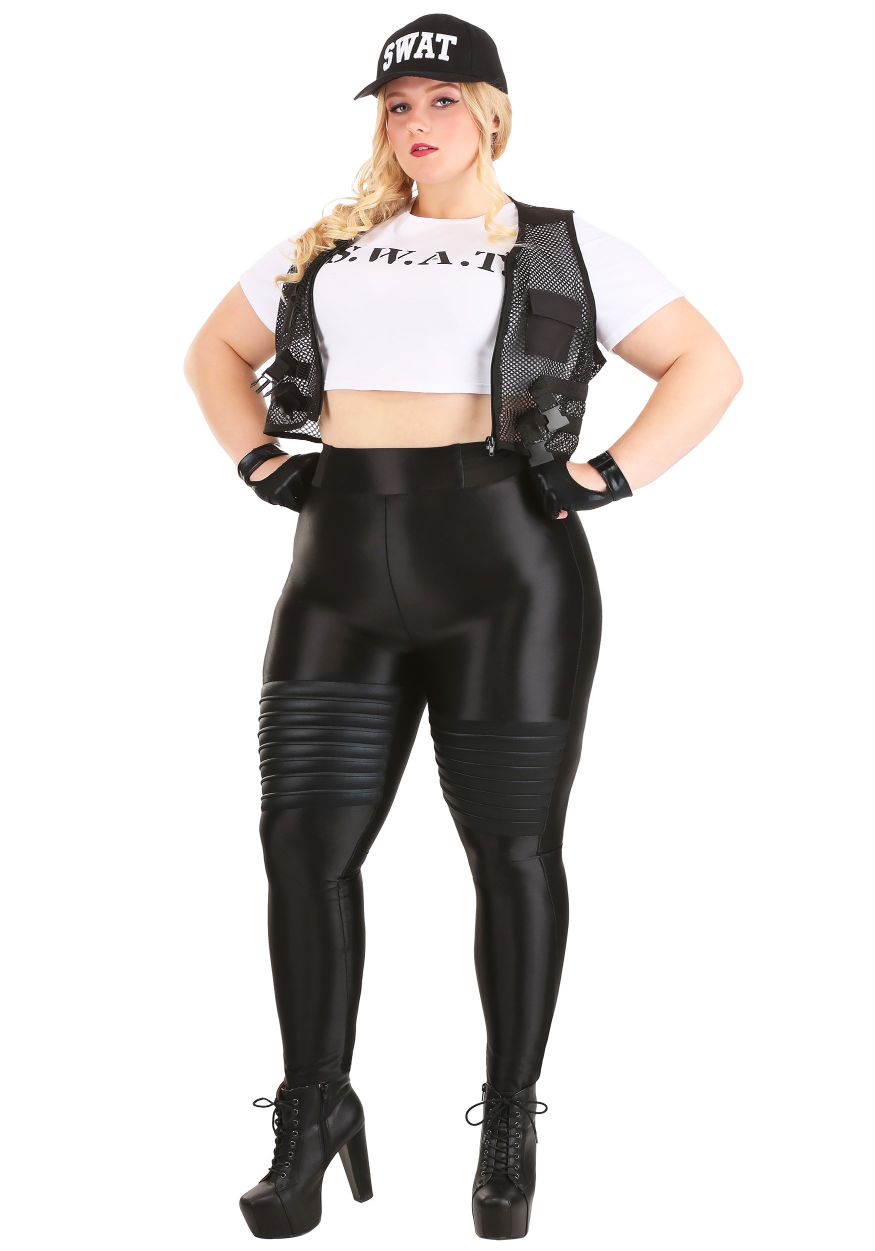 Women's Plus Size SWAT Officer Costume