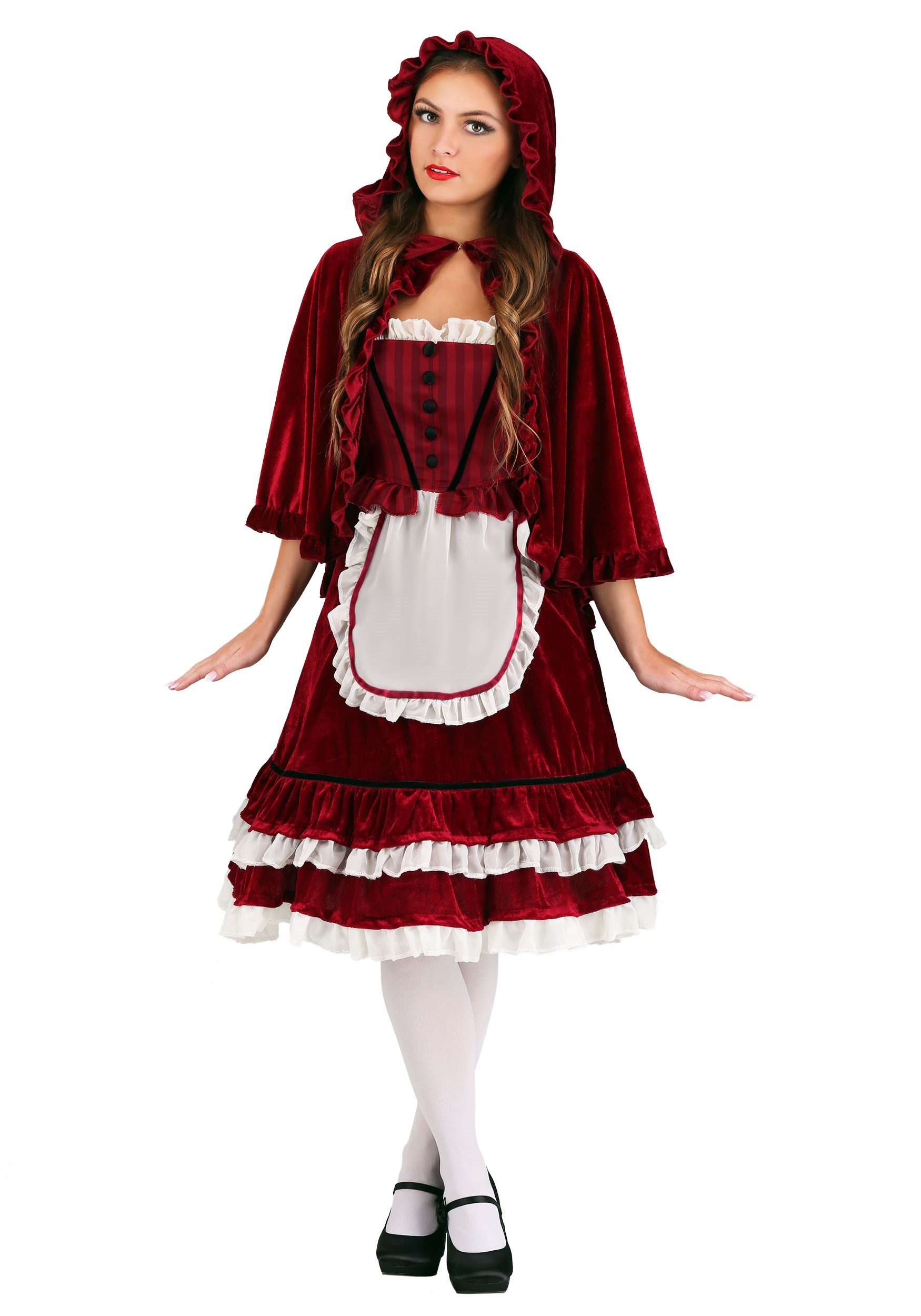 Classic Red Riding Hood Costume For Women