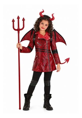 Kids Leather Devil Costume New Main