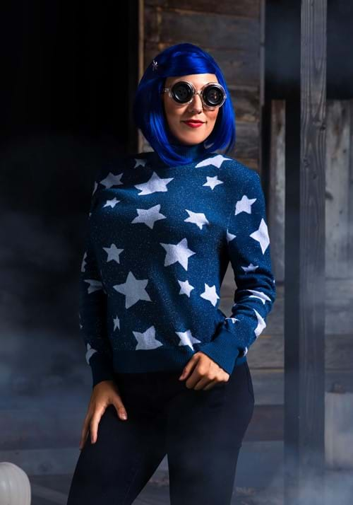 Coraline Blue Star Sweater Costume