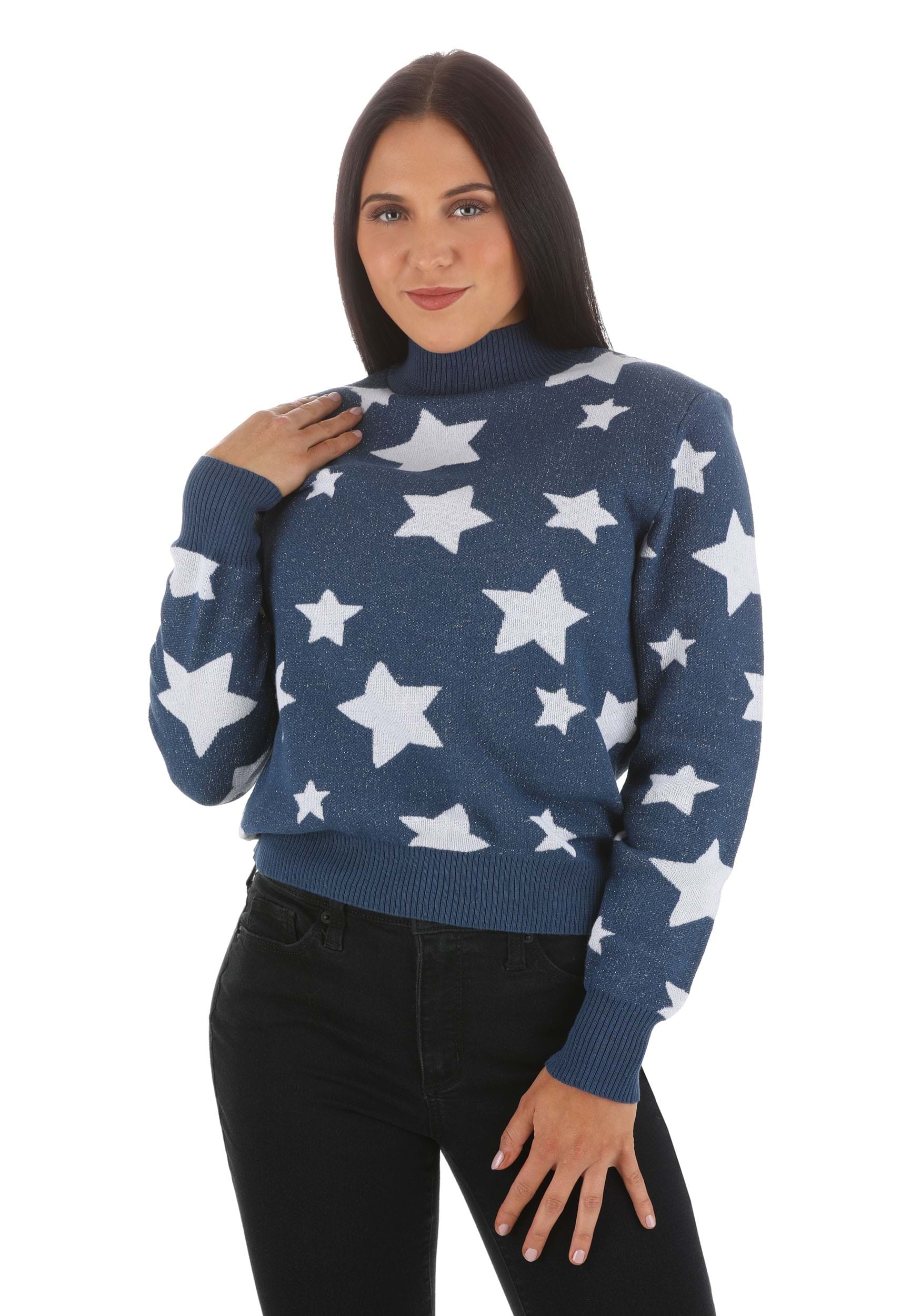 Coraline Blue Star Sweater Costume