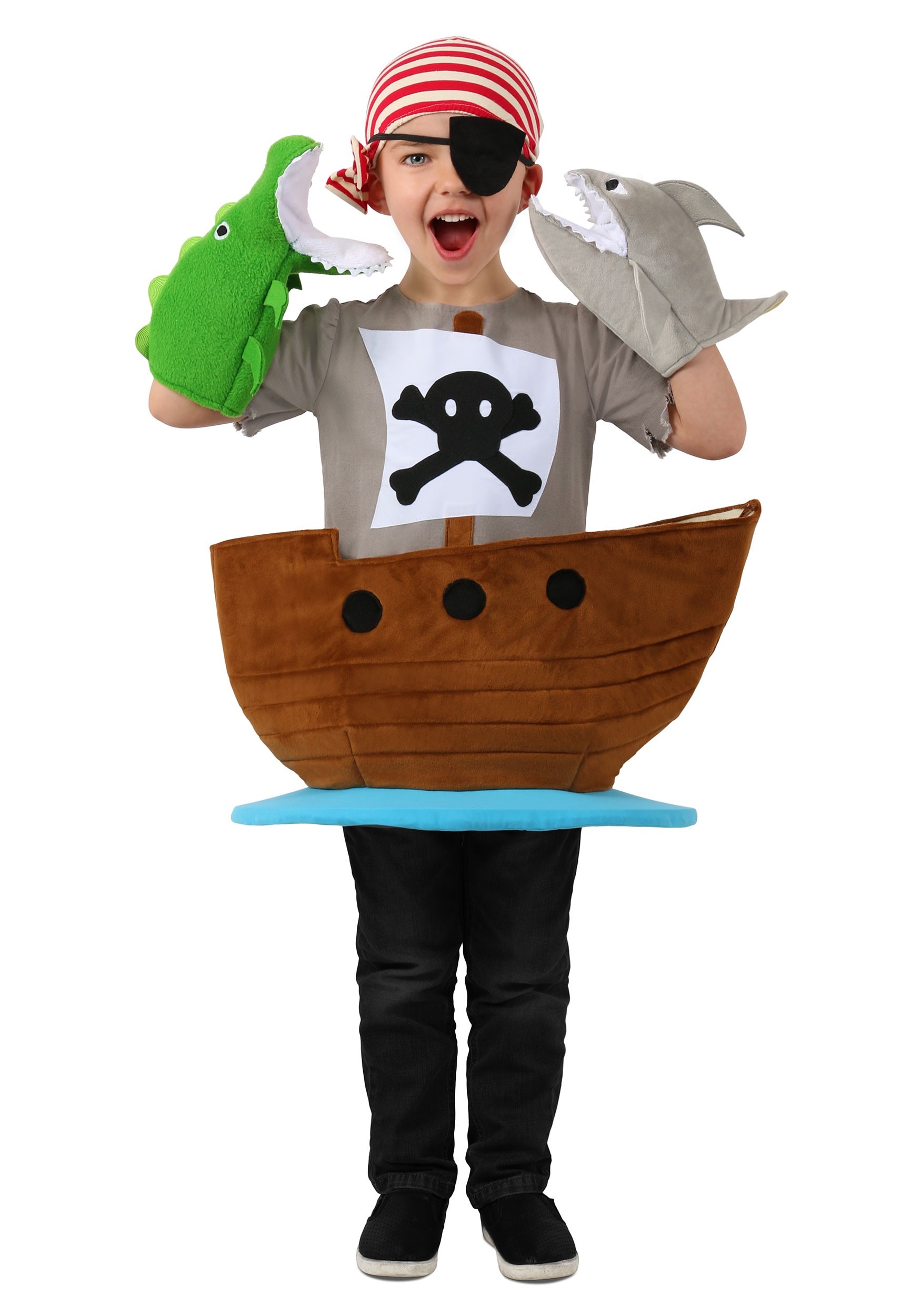 Candy Catcher Pirate Ship Kids Costume