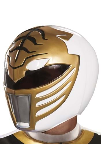 Click Here to buy Power Rangers White Ranger Helmet for Adults from HalloweenCostumes, CDN Funds & Shipping