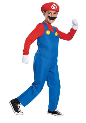 Click Here to buy Nintendo Super Mario Brothers Boys Mario Deluxe Costume from HalloweenCostumes, CDN Funds & Shipping