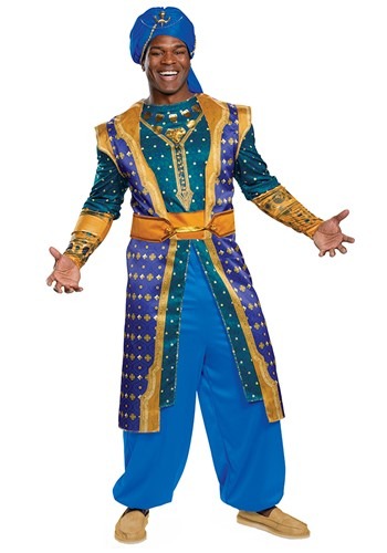 Click Here to buy The Aladdin Live Action Adult Genie Costume from HalloweenCostumes, CDN Funds & Shipping