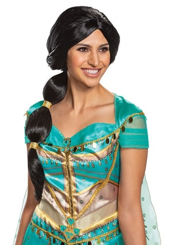 Click Here to buy Adult Aladdin Live Action Jasmine Wig | Jasmine Costume Wigs from HalloweenCostumes, CDN Funds & Shipping