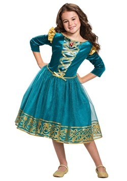 Brave Princess Merida Costume Kids Dress up Costume Birthday Carnaval Party Classic Costume 