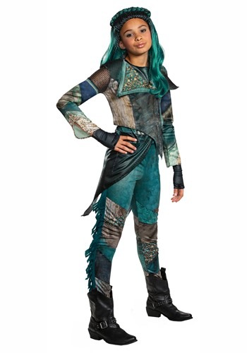 Click Here to buy Girls Descendants 3 Uma Deluxe Costume from HalloweenCostumes, CDN Funds & Shipping