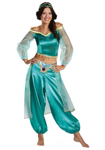 Womens Aladdin Animated Jasmine Prestige Costume | Disney