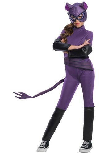 Click Here to buy Catwoman Deluxe Costume For a Kids from HalloweenCostumes, CDN Funds & Shipping