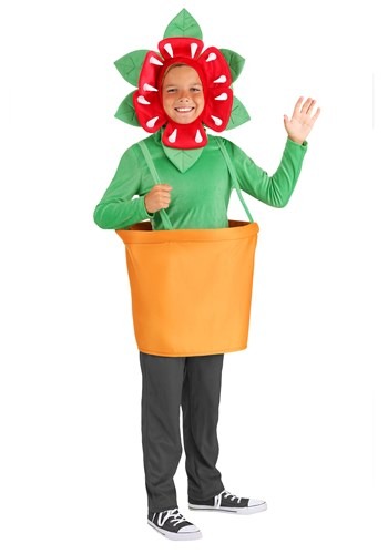 Click Here to buy Hungry Venus Fly Trap Kids Costume from HalloweenCostumes, CDN Funds & Shipping