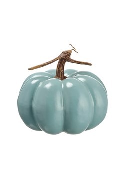 Teal Trick or Treat Pumpkin