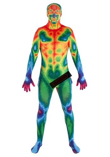 C863 Disappearing Man Second Skin Full Body Suit Zentai Bucks Halloween  Costume