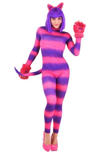 Click Here to buy Sexy Womens Cheshire Cat Bodysuit from HalloweenCostumes, CDN Funds & Shipping