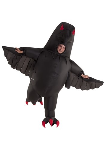 Click Here to buy Inflatable Giant Evil Crow Adult Costume from HalloweenCostumes, CDN Funds & Shipping