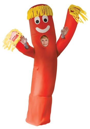 Click Here to buy Funny Kids inflatable Red Wavy Arm Guy Costume from HalloweenCostumes, CDN Funds & Shipping
