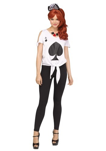Click Here to buy Deck of Cards Spade Kit for Women from HalloweenCostumes, CDN Funds & Shipping