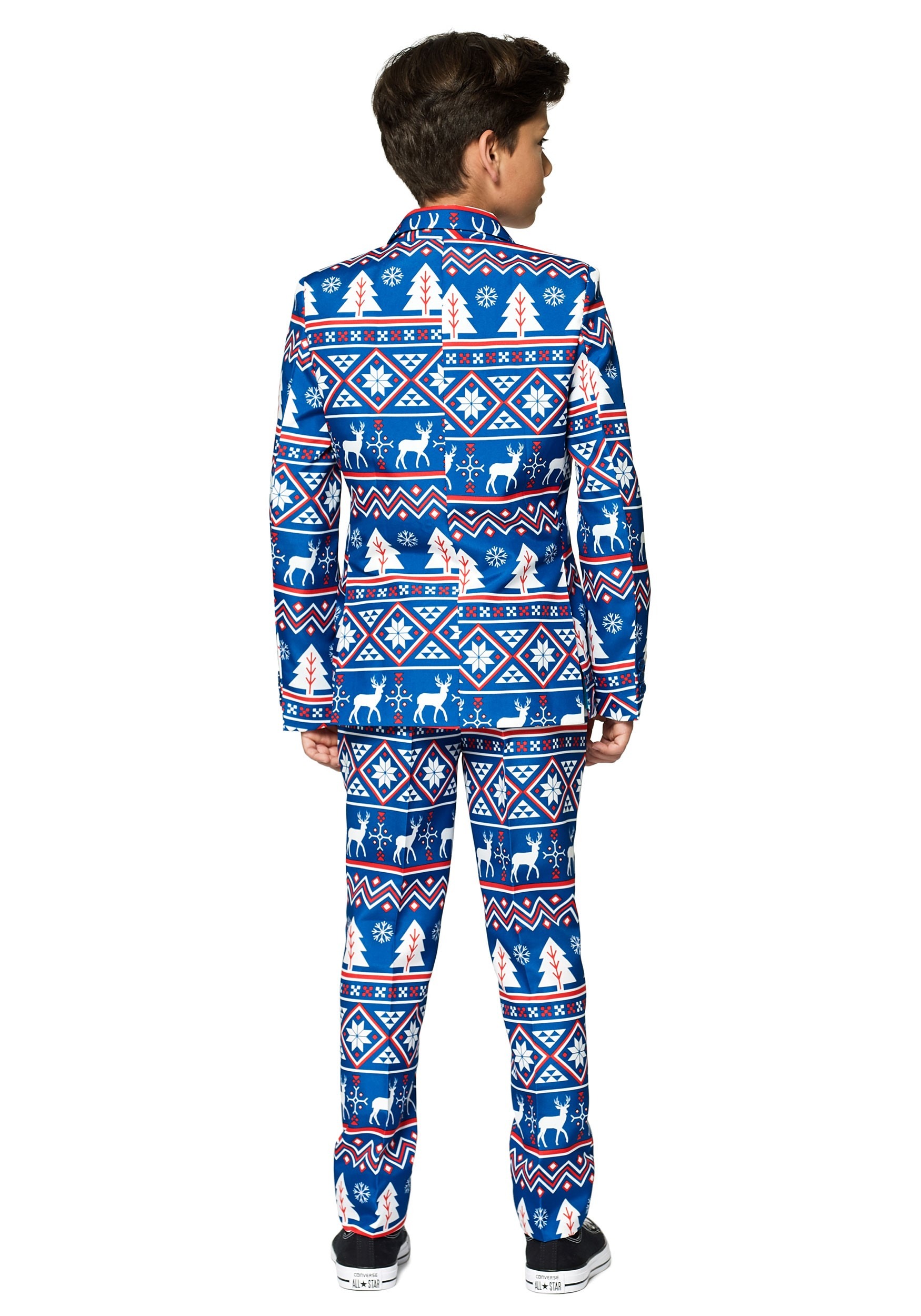 Boy's Suitmeister Christmas Blue Nordic Boy's Suit